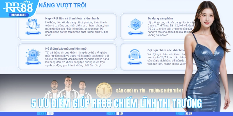 5 ưu điểm giúp thương hiệu chiếm lĩnh thị trường