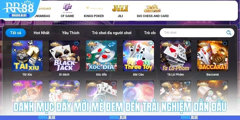 Danh mục đầy mới mẻ đem đến trải nghiệm dẫn đầu