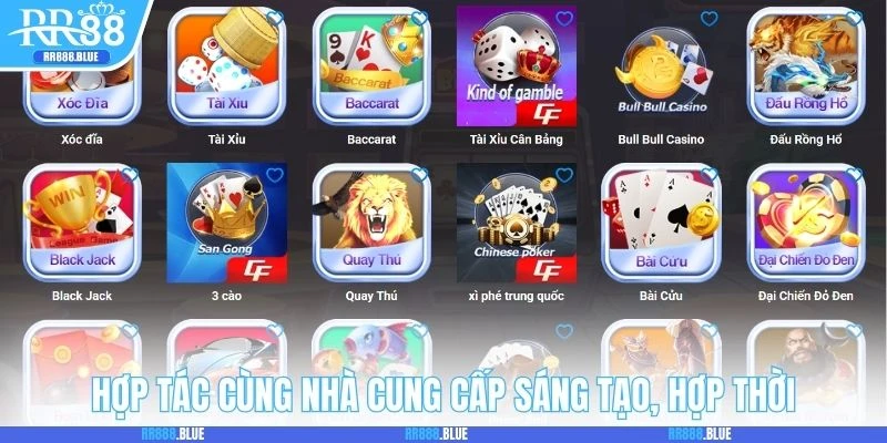 Hợp tác cùng nhà cung cấp sáng tạo, hợp thời