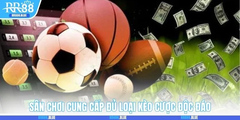 Sân chơi cung cấp đủ loại kèo cược độc đáo